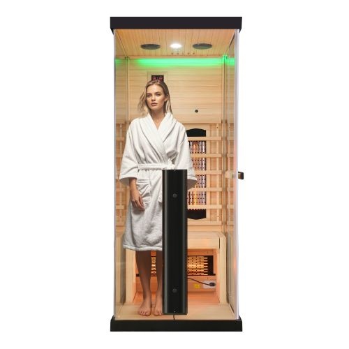 Sauna na podczerwien 1 osobowa 4 kobieta w saunie.jpg
